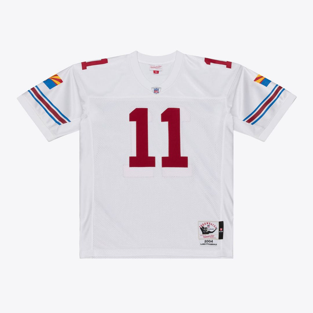 Arizona Cardinals Larry Fitzgerald Mitchell & Ness White Big & Tall 2004 Legacy Retired Player Jersey