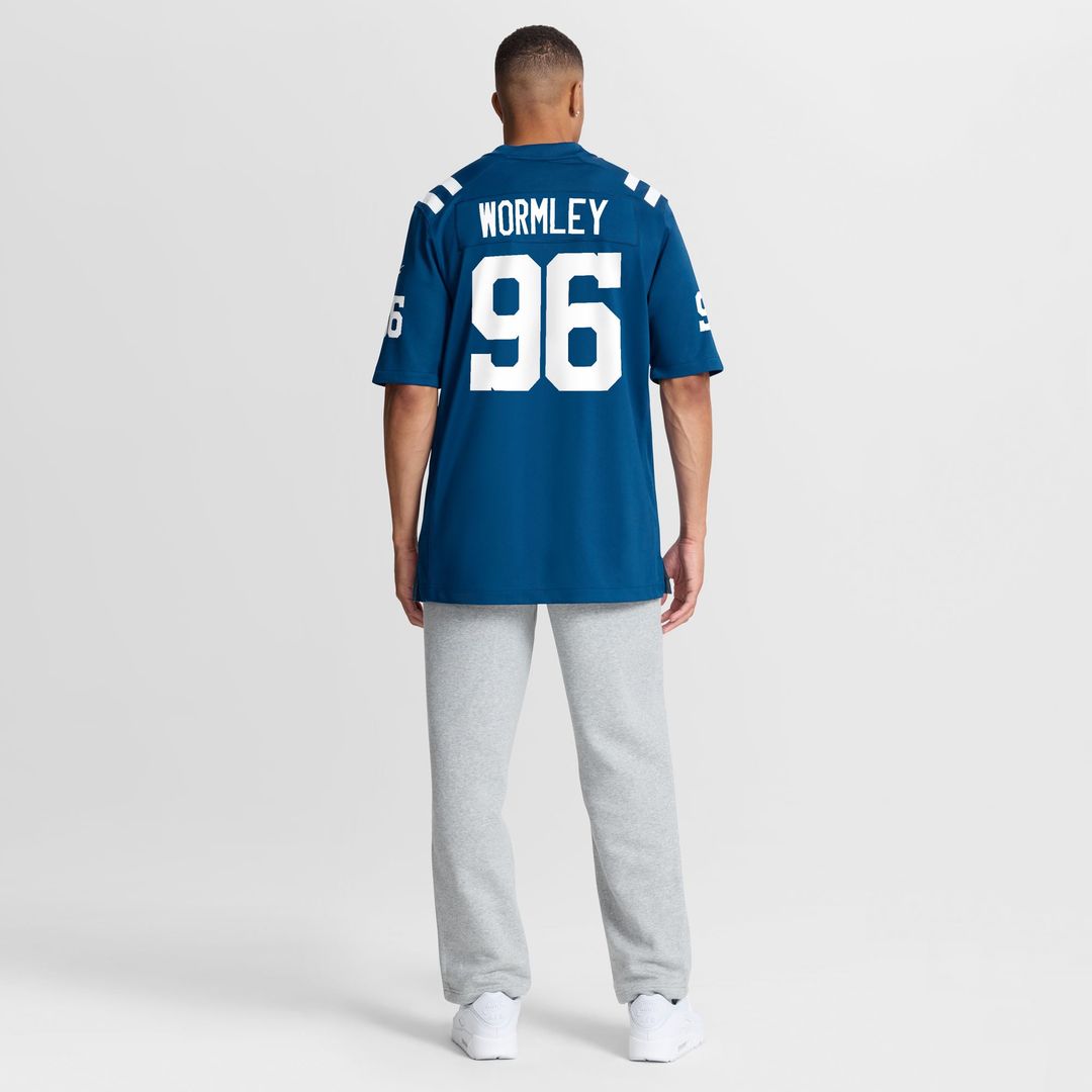 Men's Indianapolis Colts Chris Wormley Nike  Royal Team Game Jersey