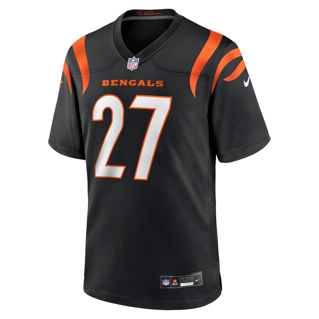 Men's Cincinnati Bengals Jordan Battle Nike  Black Team Game Jersey
