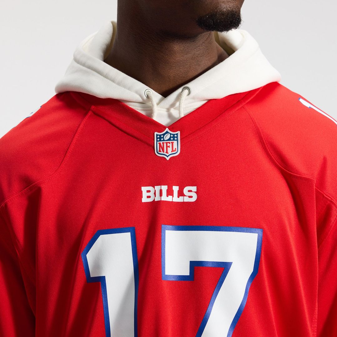 Men's Buffalo Bills Josh Allen Nike Gray Nickel City Game Jersey