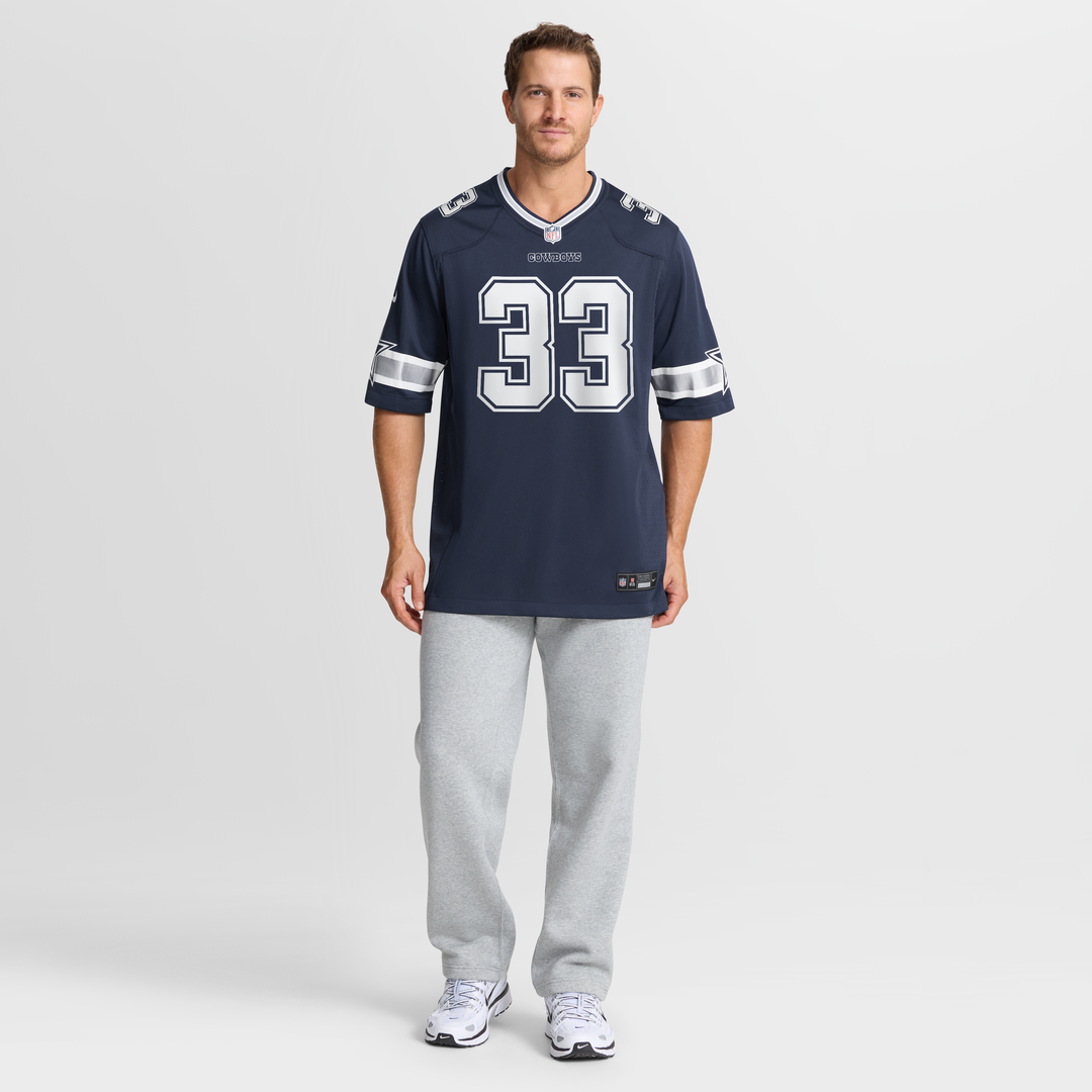 Men's Dallas Cowboys Javonte Williams Nike Navy Team Game Jersey