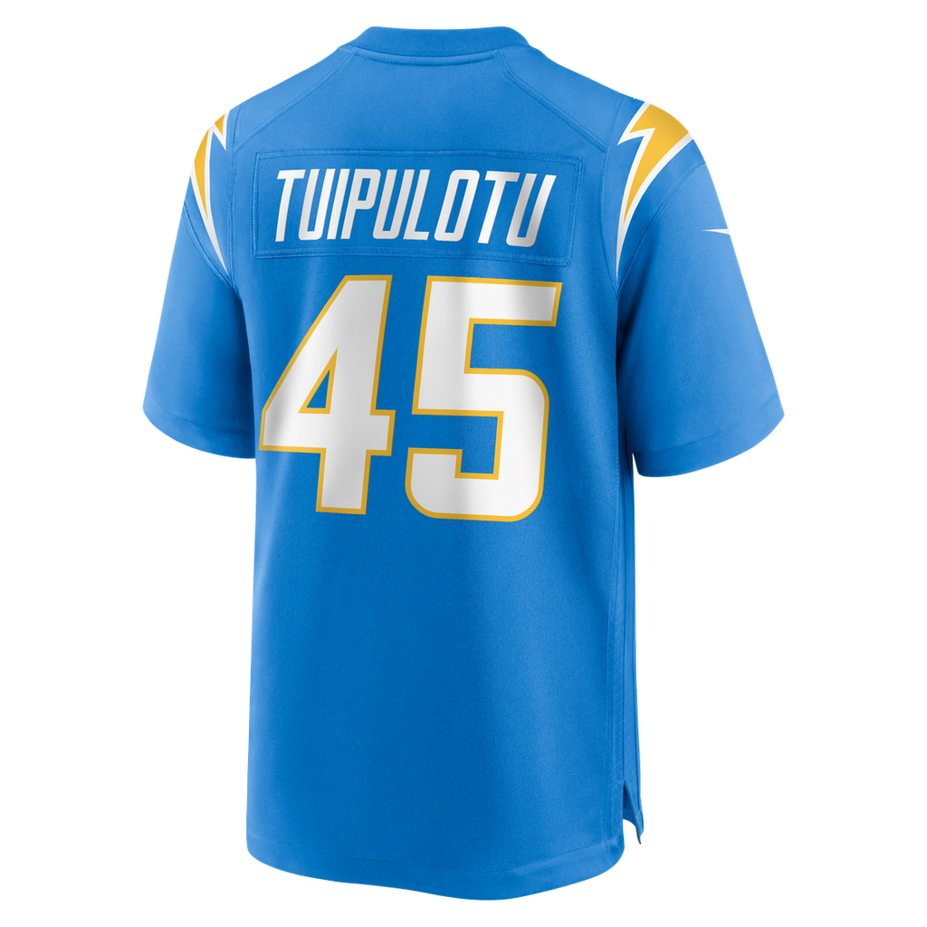 Men's Los Angeles Chargers Tuli Tuipulotu Nike Powder Blue Team Game Jersey