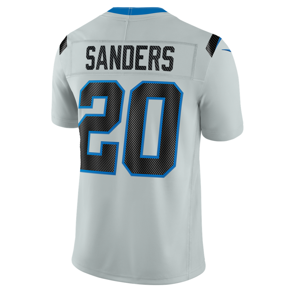 Men's Detroit Lions Barry Sanders Nike Silver 2026 Rivalries Collection Stitched Limited Jersey