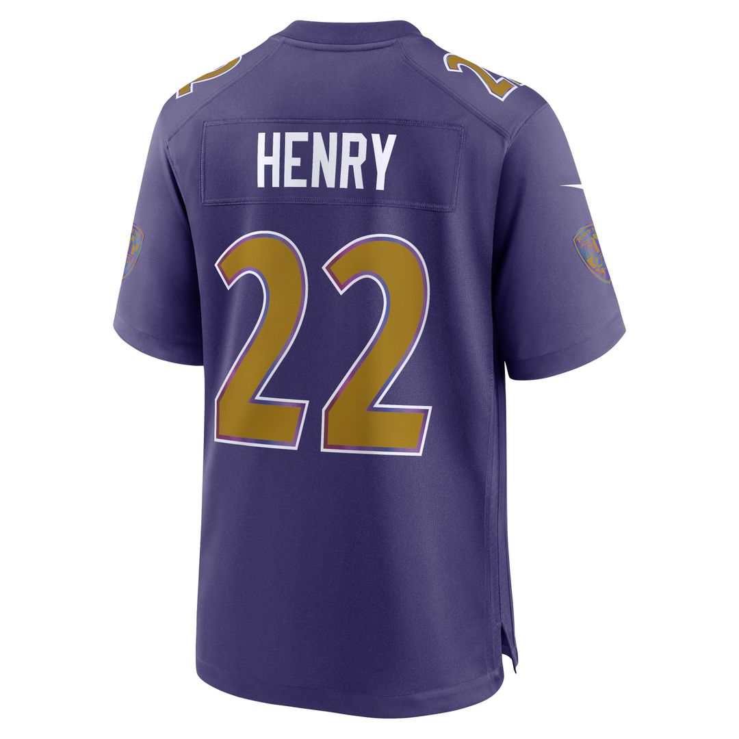 Men's Baltimore Ravens Derrick Henry Nike Purple Alternate Game Jersey