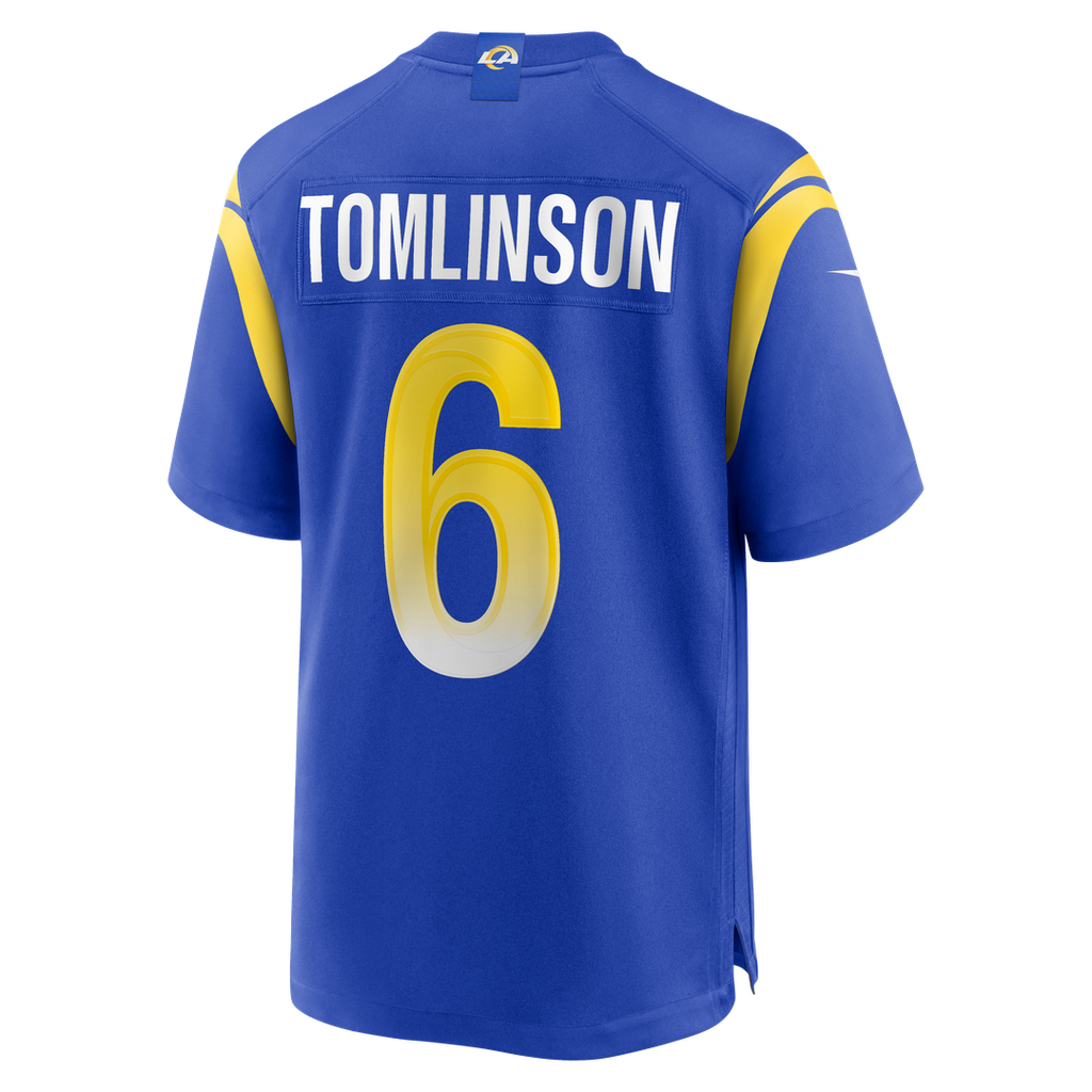 Men's Los Angeles Rams Tre'Vius Hodges-Tomlinson Nike  Royal Team Game Jersey