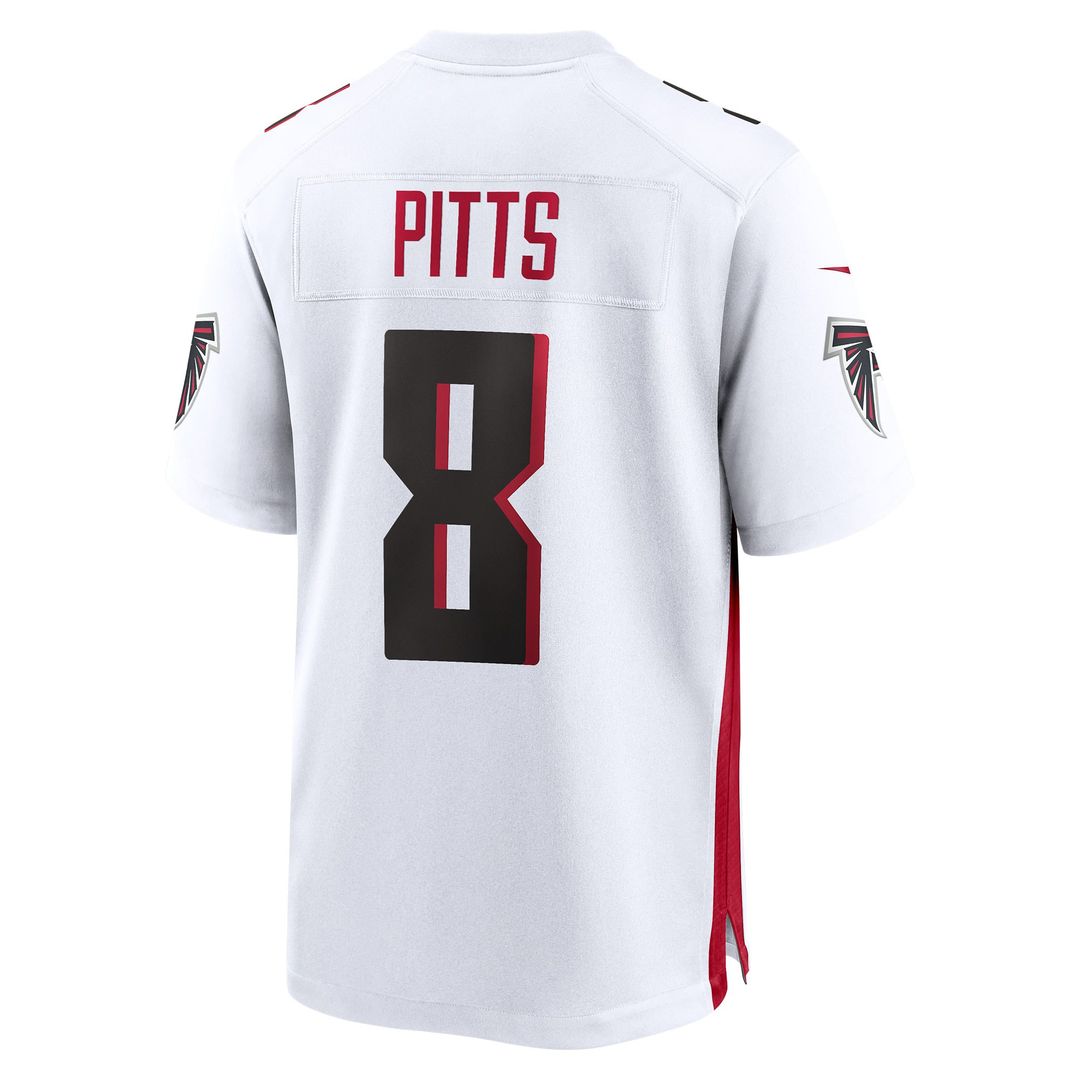 Men's Atlanta Falcons Kyle Pitts Sr. Nike Black Team  Game Jersey