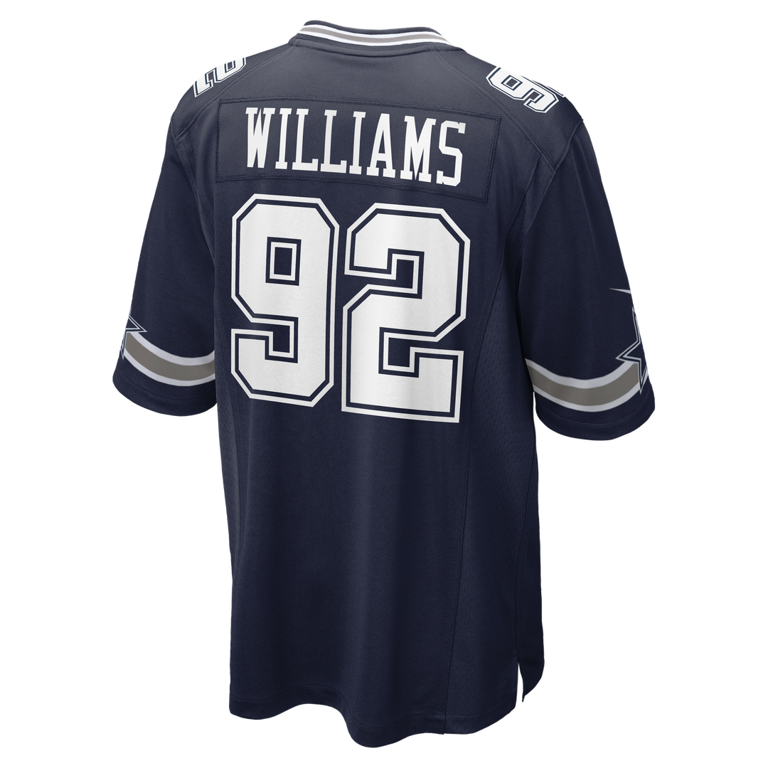 Men's Dallas Cowboys Quinnen Williams Nike Navy Team Game Jersey