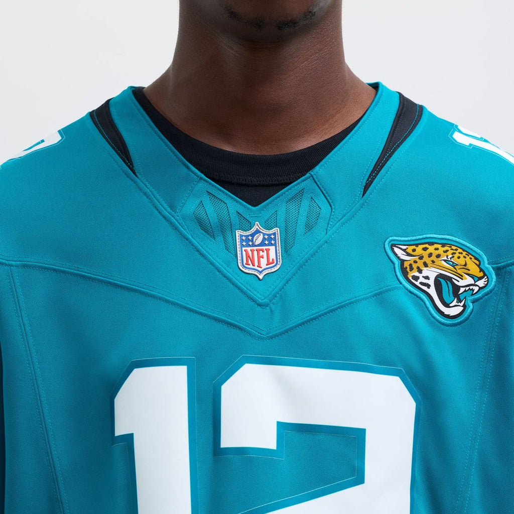 Men's Jacksonville Jaguars Travis Hunter Nike Teal Team Limited Jersey