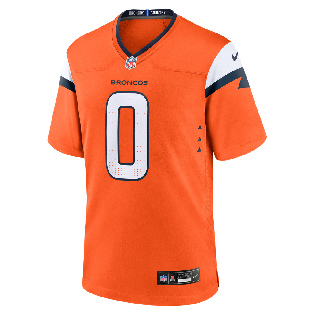 Men's Denver Broncos Jonathon Cooper Nike  Orange Team Game Jersey