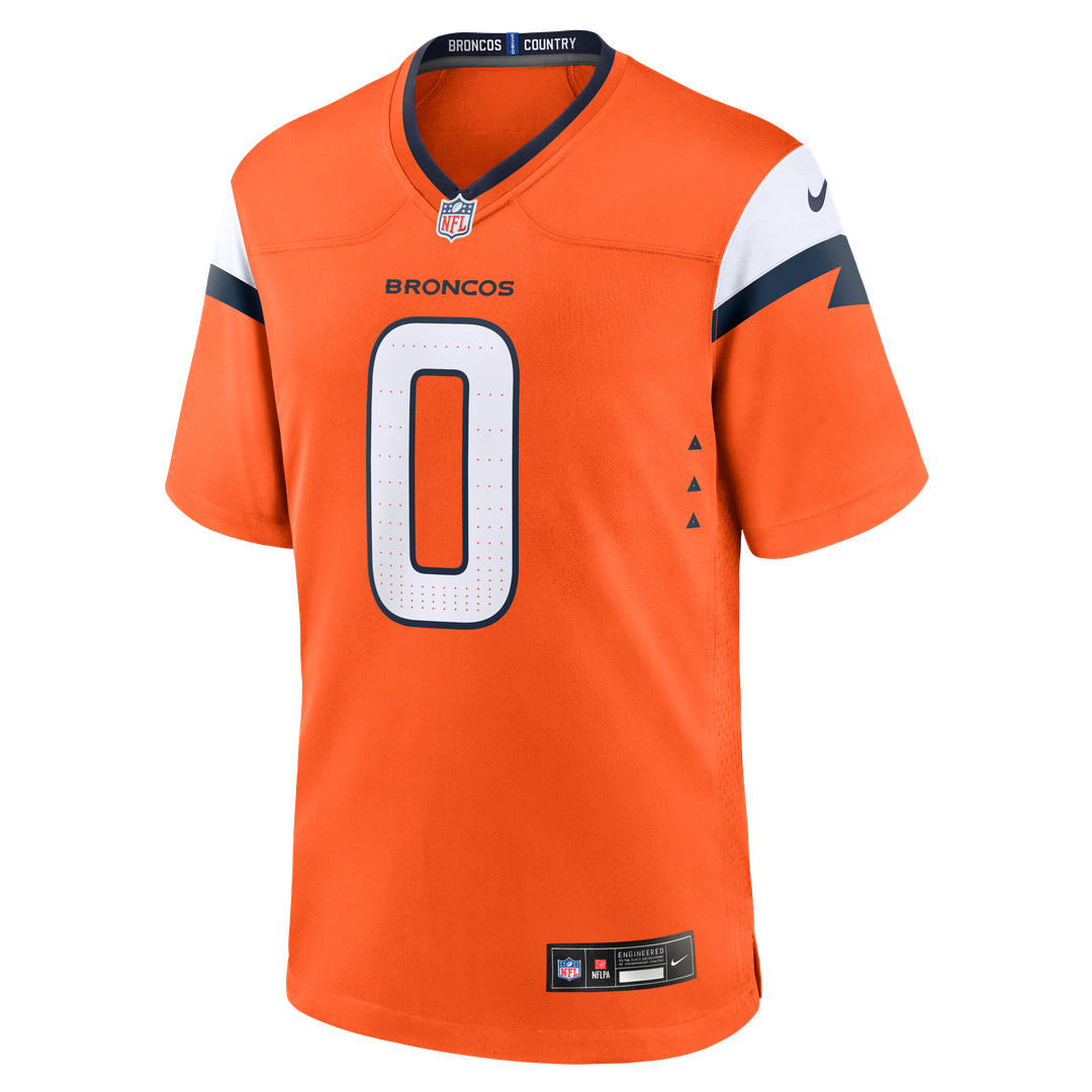 Men's Denver Broncos Jonathon Cooper Nike  Orange Team Game Jersey