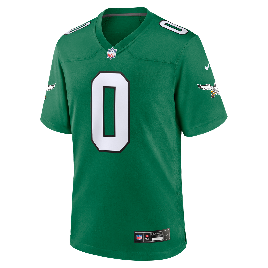 Men's Philadelphia Eagles Marquise Brown Nike  Midnight Green Team Game Jersey