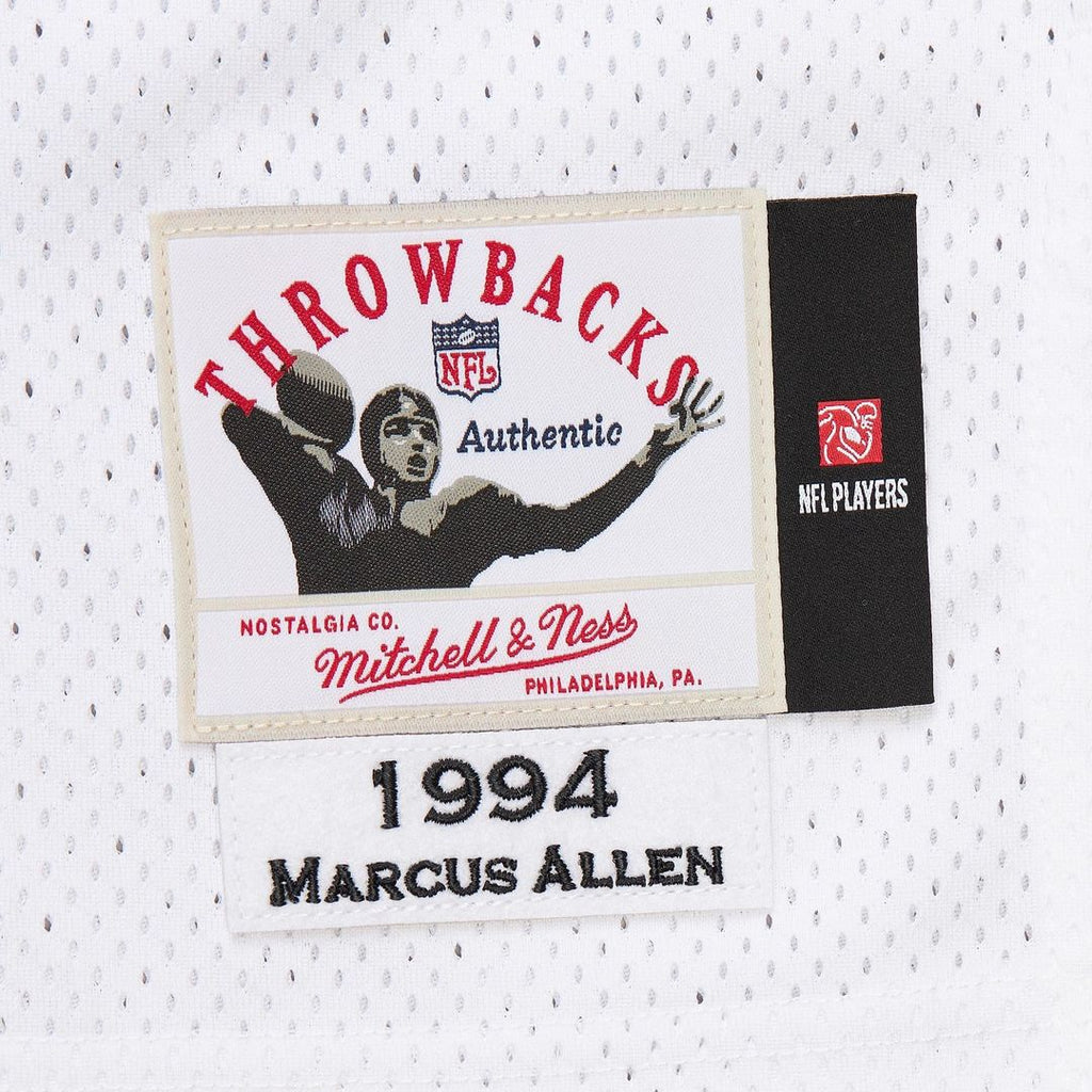 Men's Kansas City Chiefs 1994 Marcus Allen Mitchell & Ness White Authentic Throwback Retired Player Jersey