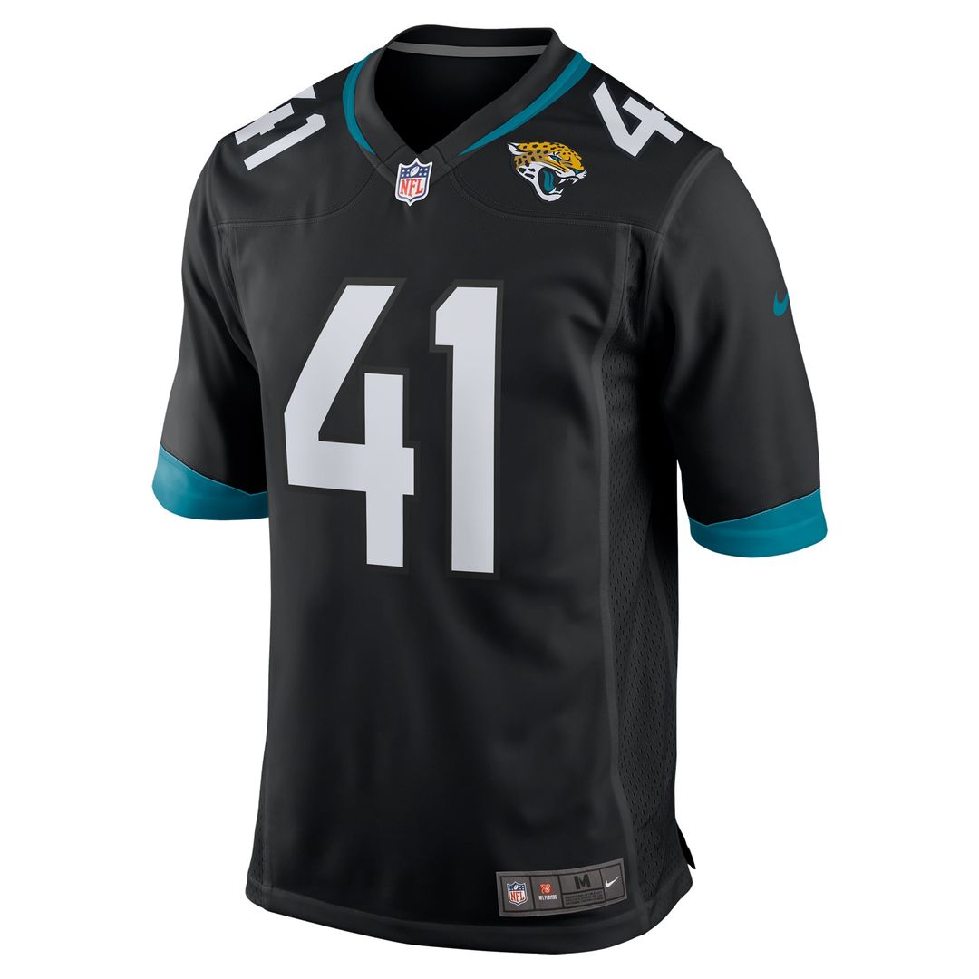 Men's Jacksonville Jaguars Josh Hines-Allen Nike Black Alternate Game Jersey