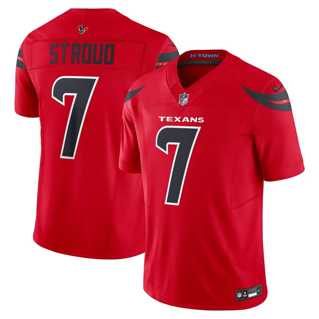 Men's Houston Texans C.J. Stroud Nike Navy 2nd Alternate Vapor F.U.S.E. Limited Jersey