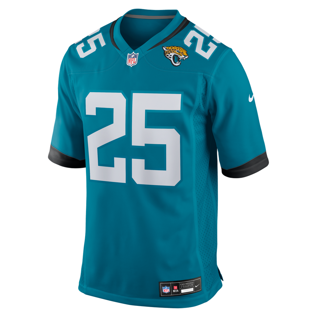 Men's Jacksonville Jaguars Rayuan Lane III Nike  Teal Team Game Jersey