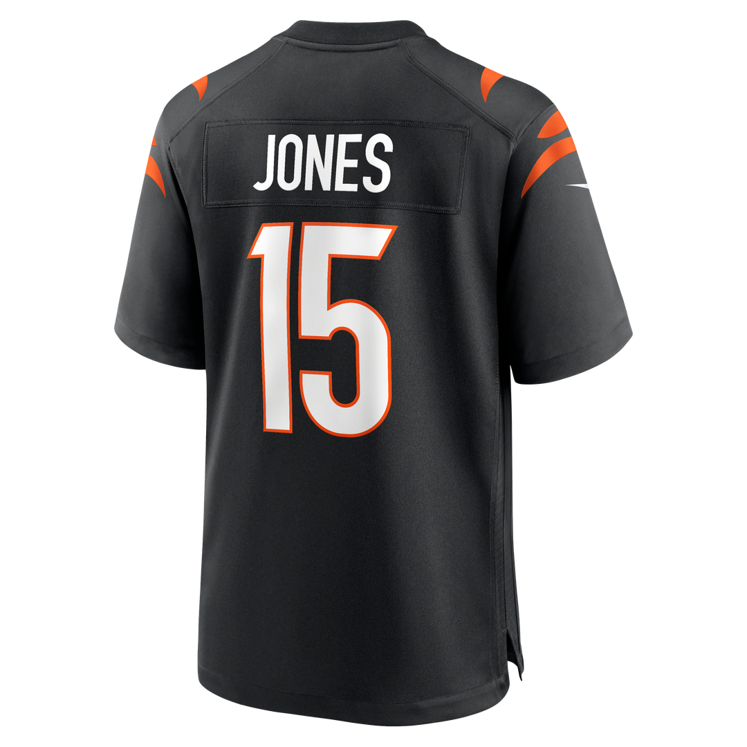 Men's Cincinnati Bengals Charlie Jones Nike  Black Team Game Jersey