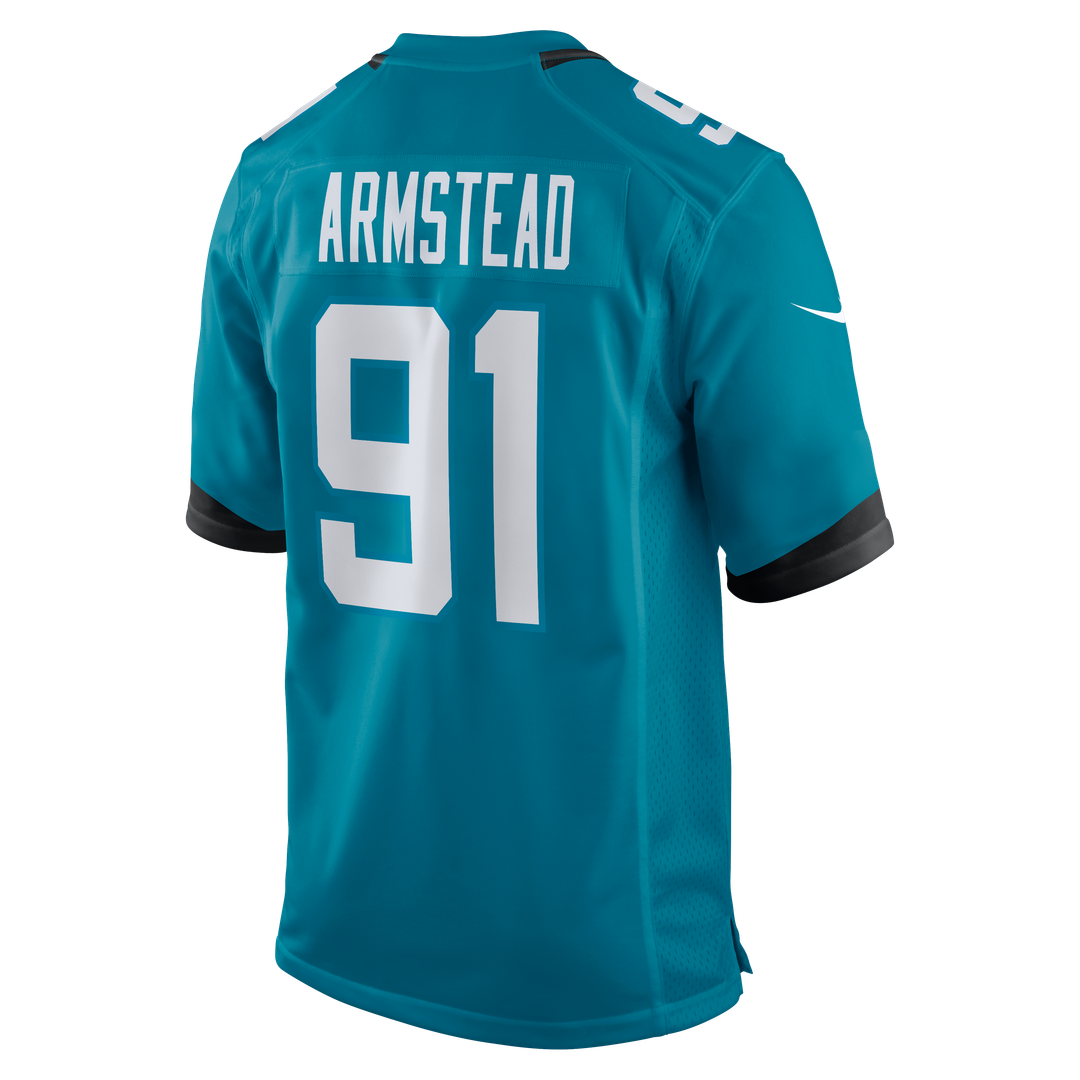 Men's Jacksonville Jaguars Arik Armstead Nike  Teal Team Game Jersey