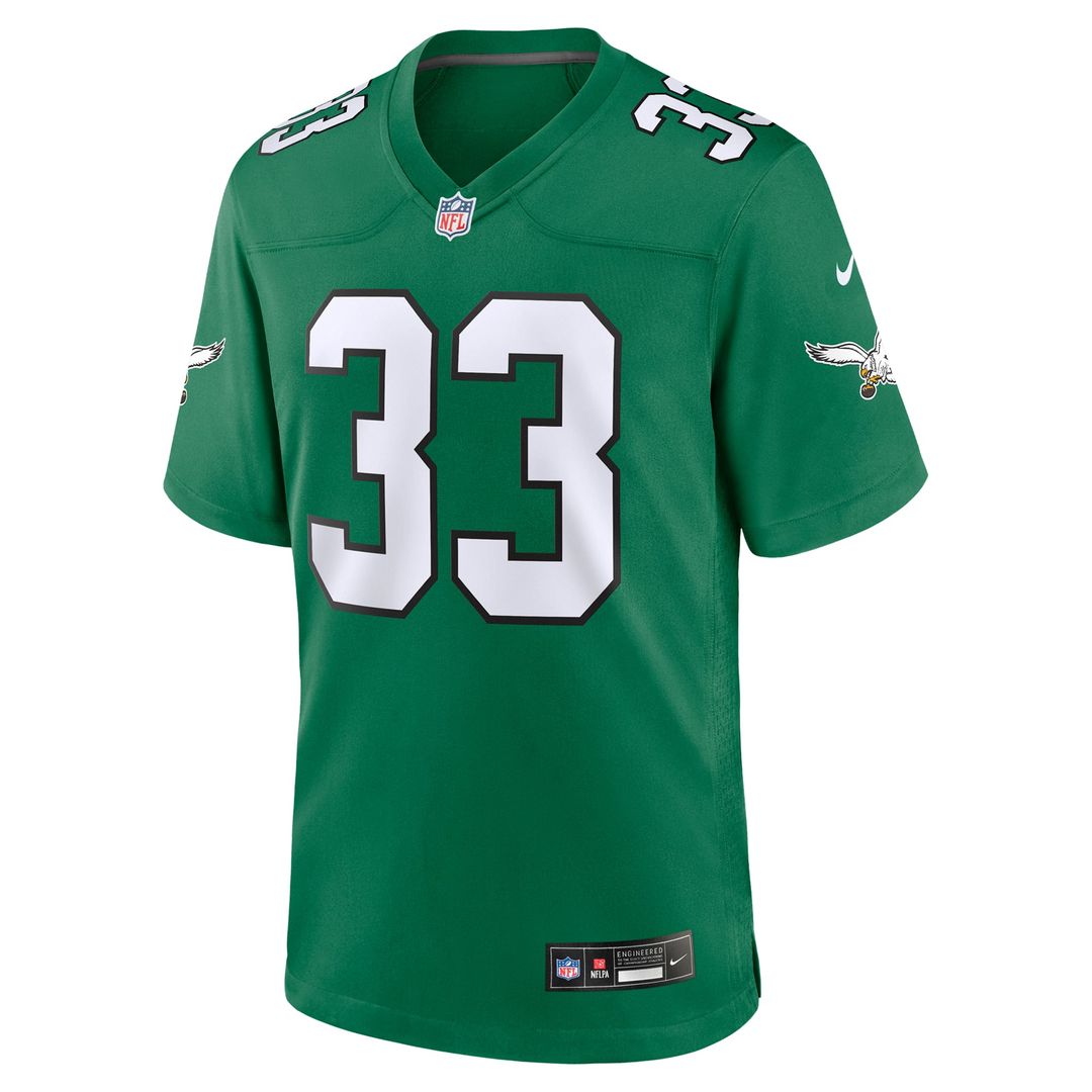 Men's Philadelphia Eagles Cooper DeJean Nike  Black Alternate Game Jersey