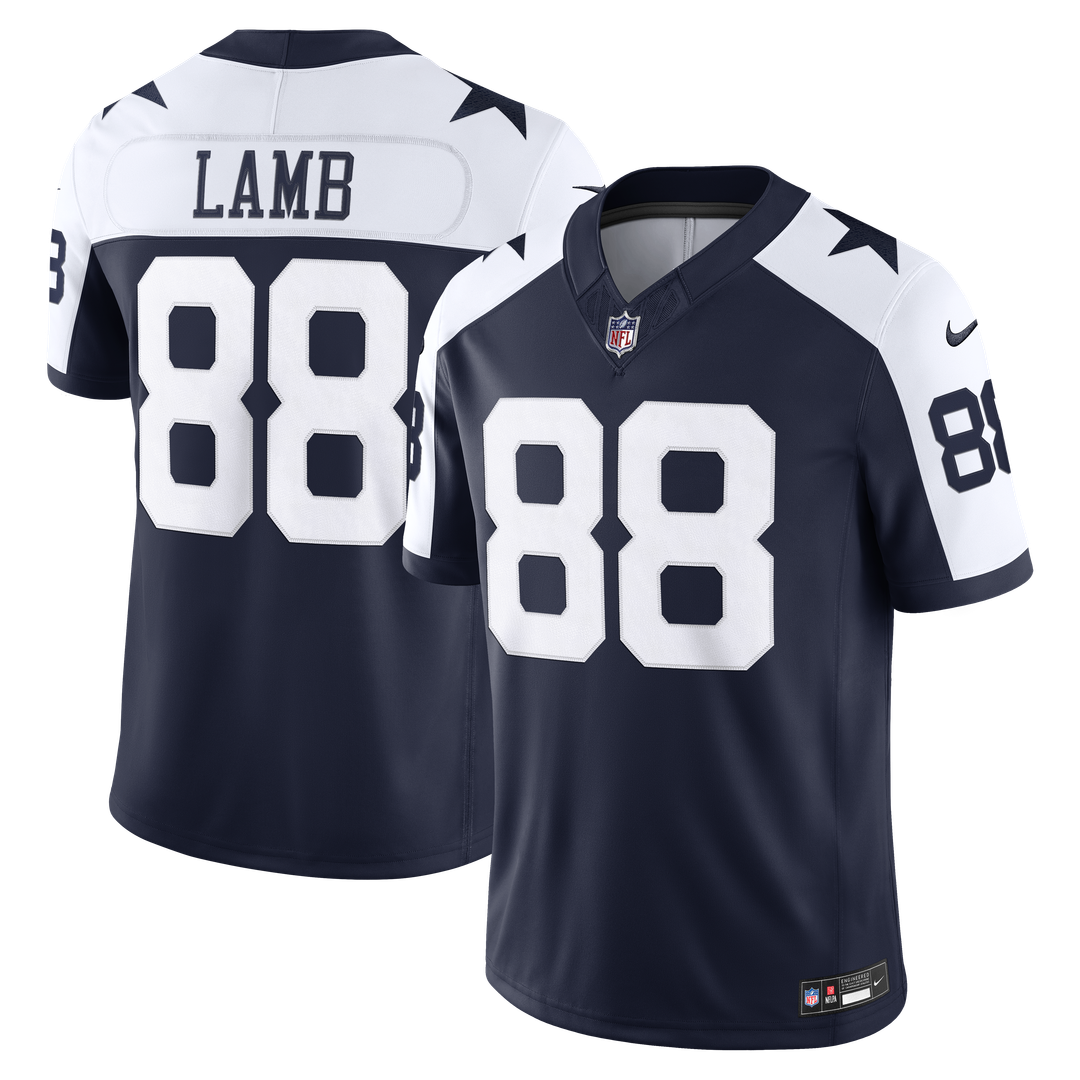 Men's Dallas Cowboys CeeDee Lamb Nike White Vapor F.U.S.E. Stitched Limited Jersey