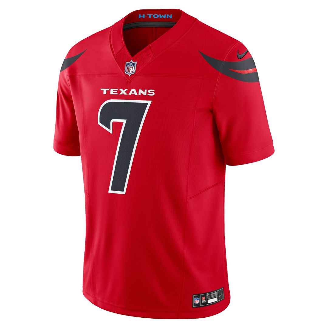 Men's Houston Texans C.J. Stroud Nike Navy 2nd Alternate Vapor F.U.S.E. Limited Jersey