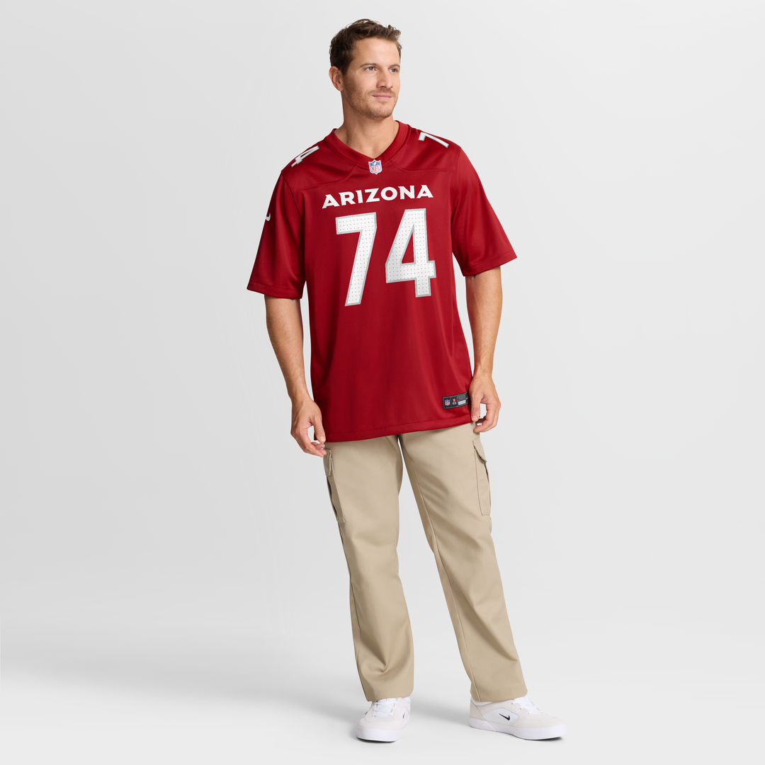 Men's Arizona Cardinals Isaiah Adams Nike  Cardinal Team Game Jersey