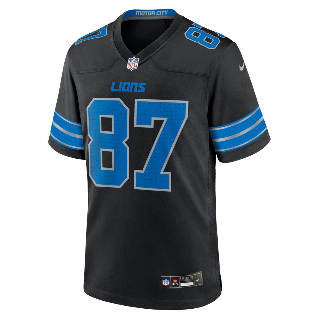 Men's Detroit Lions Sam LaPorta Nike  White White Game Jersey