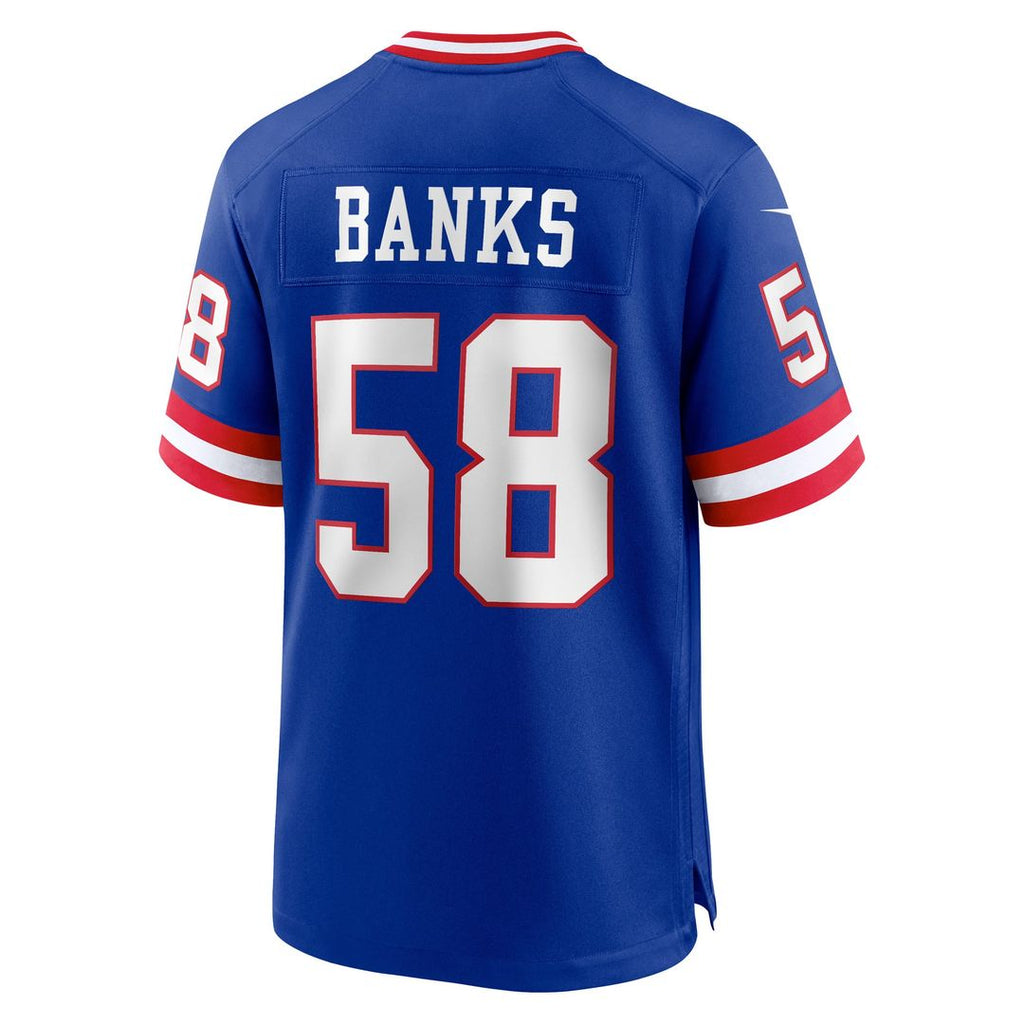 Men's New York Giants Carl Banks Nike Royal Retired Player Alternate Game Jersey