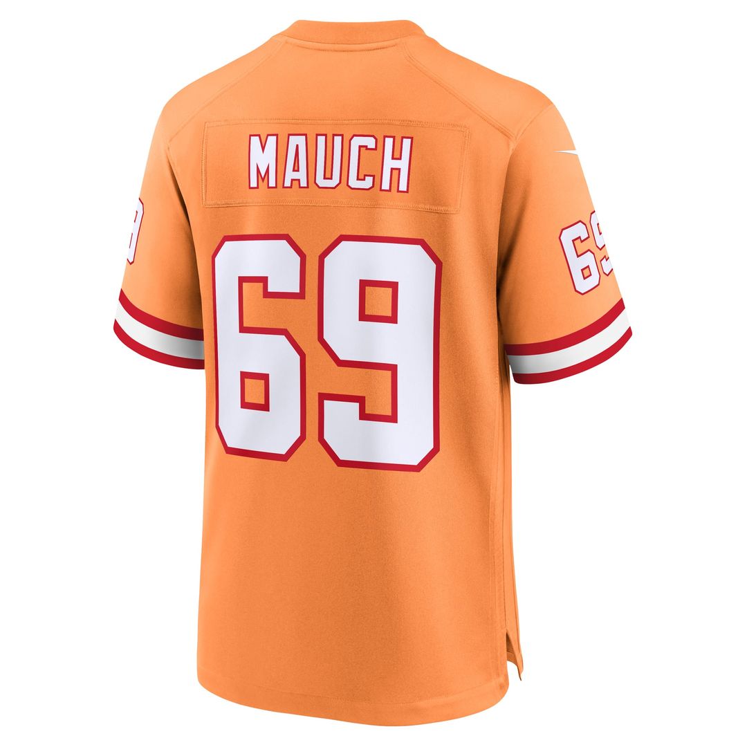 Men's Tampa Bay Buccaneers Cody Mauch Nike Orange Alternate Game Jersey