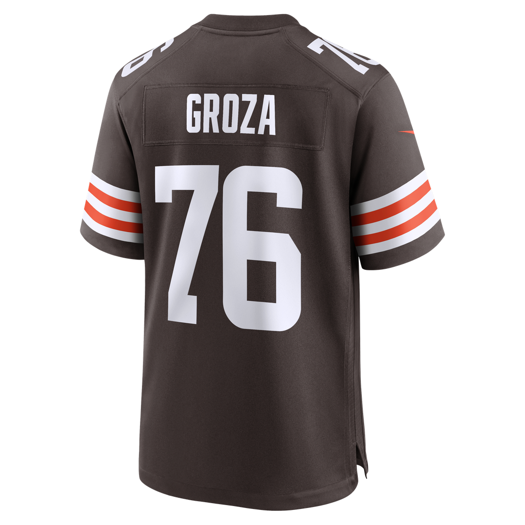 Men's Cleveland Browns Lou Groza Nike Brown Game Retired Player Jersey