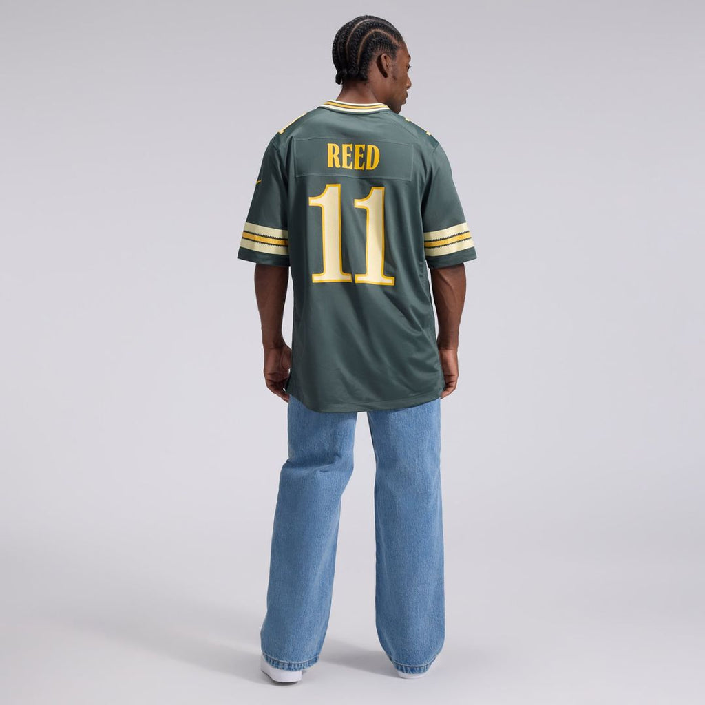Men's Green Bay Packers Jayden Reed Nike Green 2026 Rivalries Collection Game Jersey