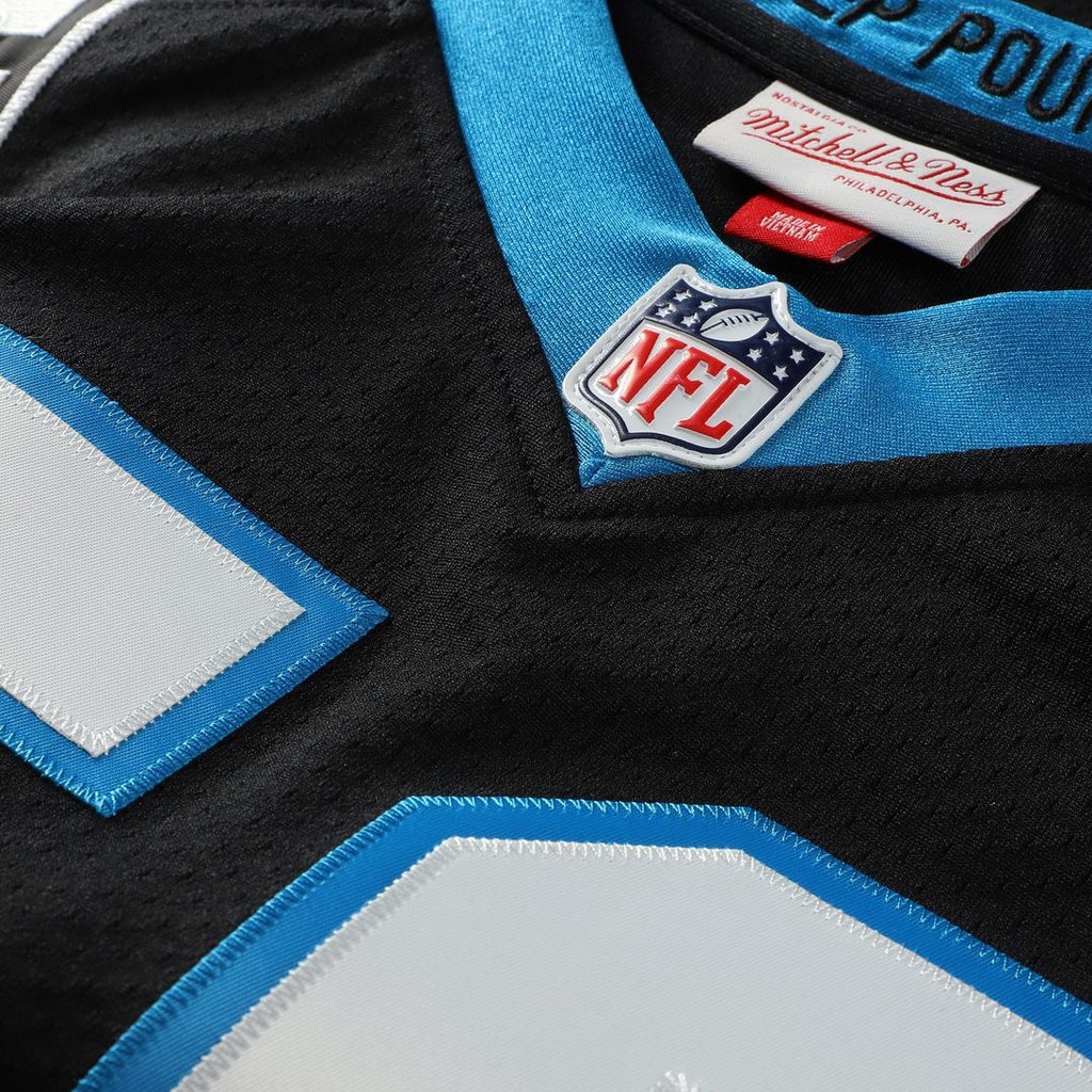 Men's Carolina Panthers Luke Kuechly Mitchell & Ness Black 2013 Authentic Throwback Retired Player Jersey