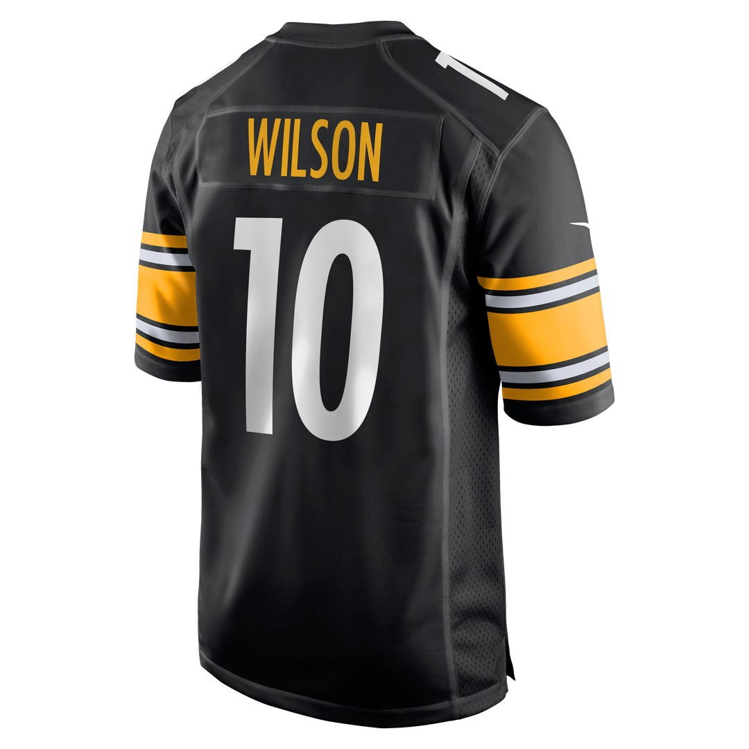 Men's Pittsburgh Steelers Roman Wilson Nike Black  Game Player Jersey