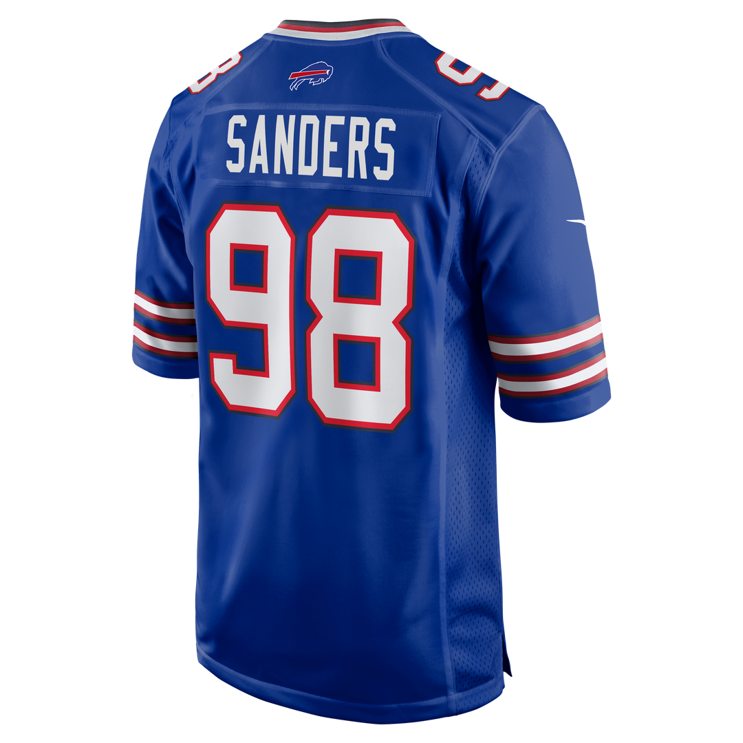 Men's Buffalo Bills T.J. Sanders Nike  Royal Team Game Jersey