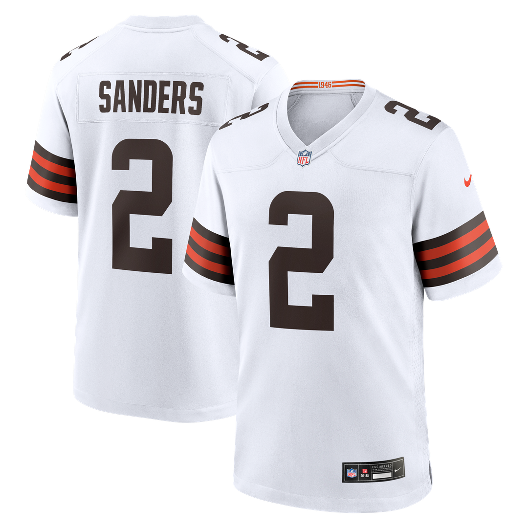 Men's Cleveland Browns Shedeur Sanders Nike Brown Game Jersey
