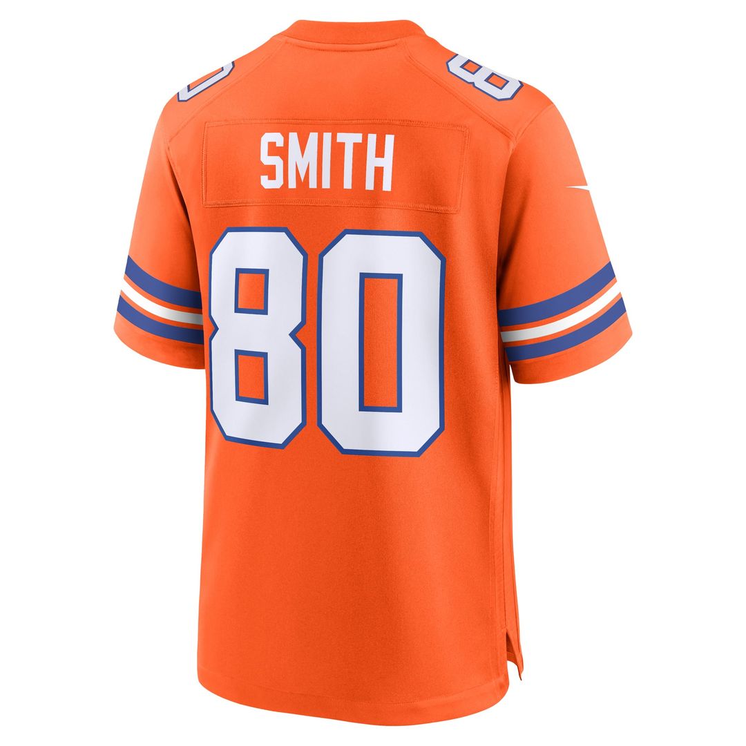 Men's Denver Broncos Rod Smith Nike Orange Retired Player Alternate Game Jersey