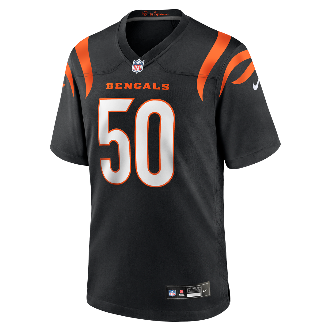 Men's Cincinnati Bengals Shaka Heyward Nike  Black Team Game Jersey