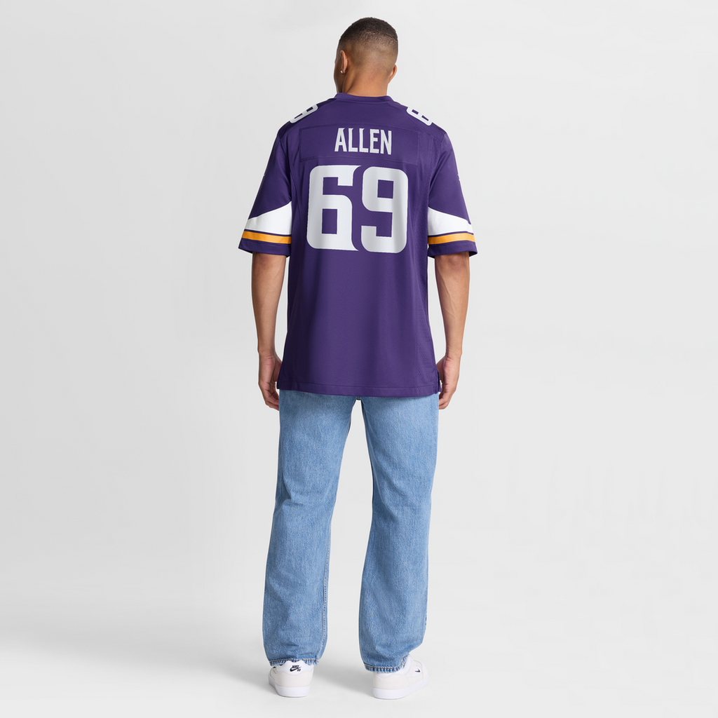 Men's Minnesota Vikings Jared Allen Nike Purple Retired Player Game Jersey