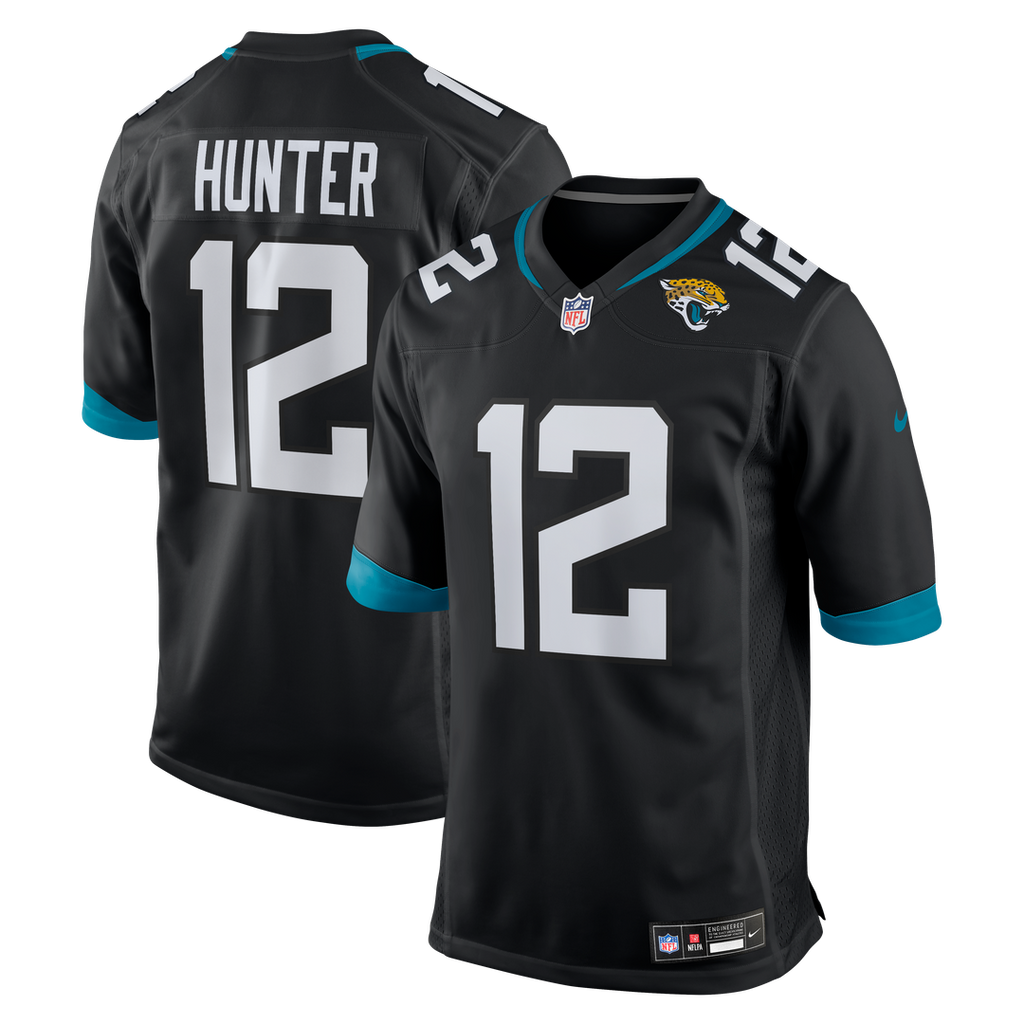 Men's Jacksonville Jaguars Travis Hunter Nike Black Alternate Game Jersey