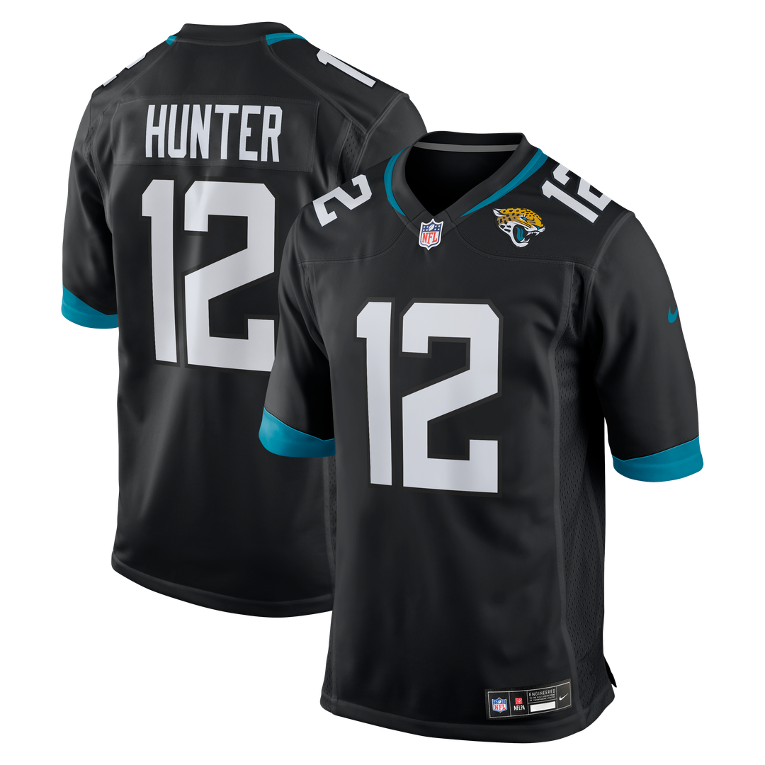 Men's Jacksonville Jaguars Travis Hunter Nike Black Alternate Game Jersey
