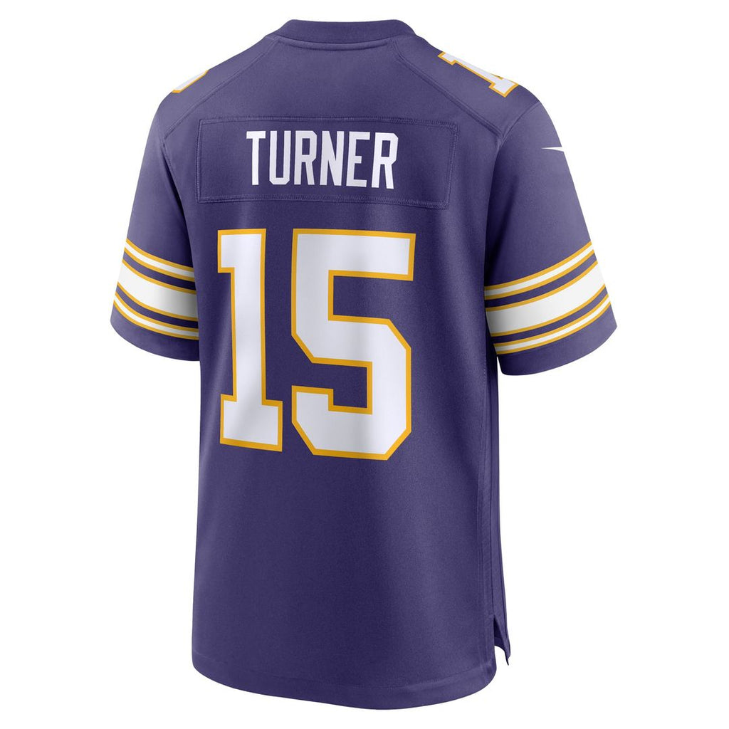 Men's Minnesota Vikings Dallas Turner Nike  White Game Jersey