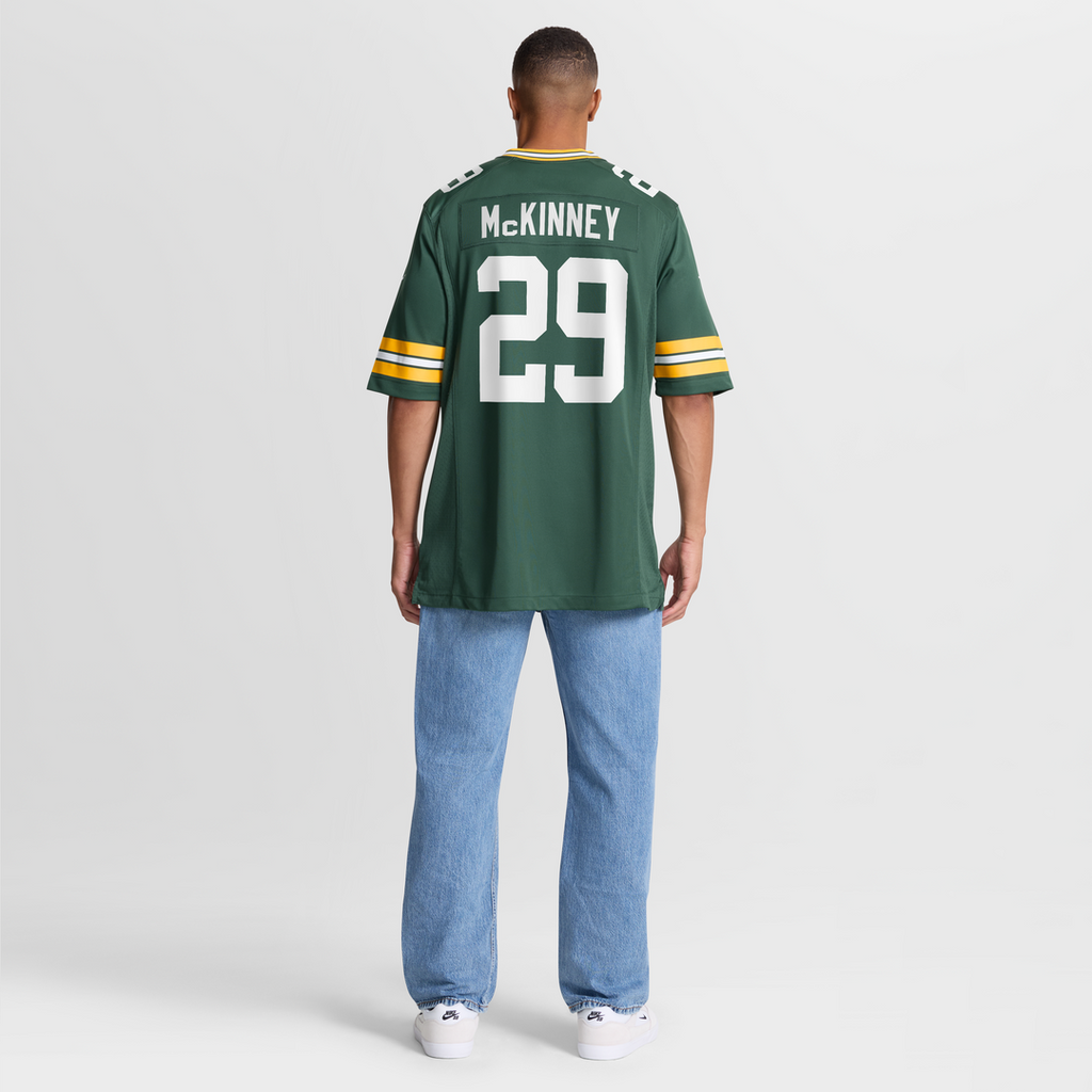Men's Green Bay Packers Xavier McKinney Nike  Green Team Game Jersey