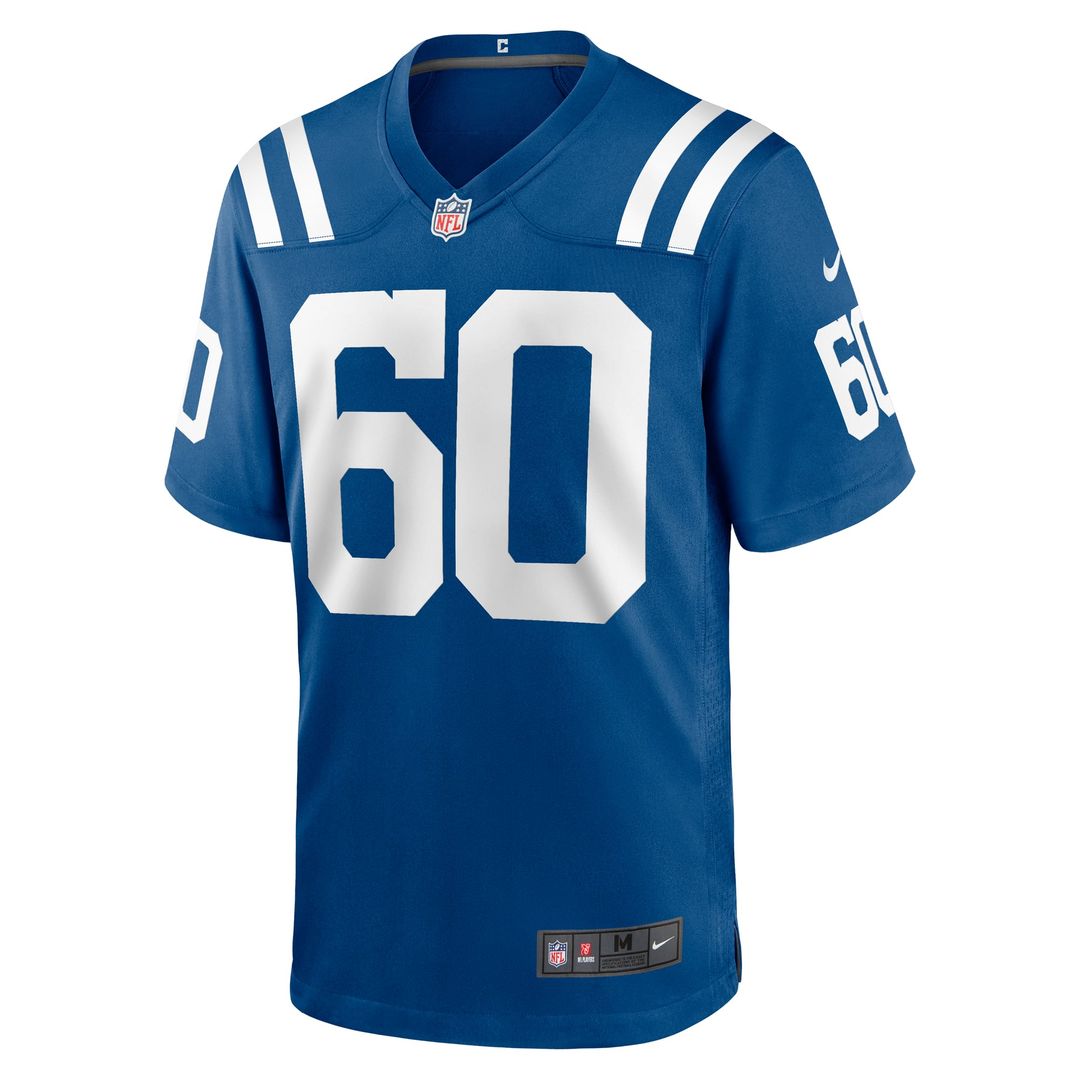 Men's Indianapolis Colts Tanor Bortolini Nike  Royal Game Jersey