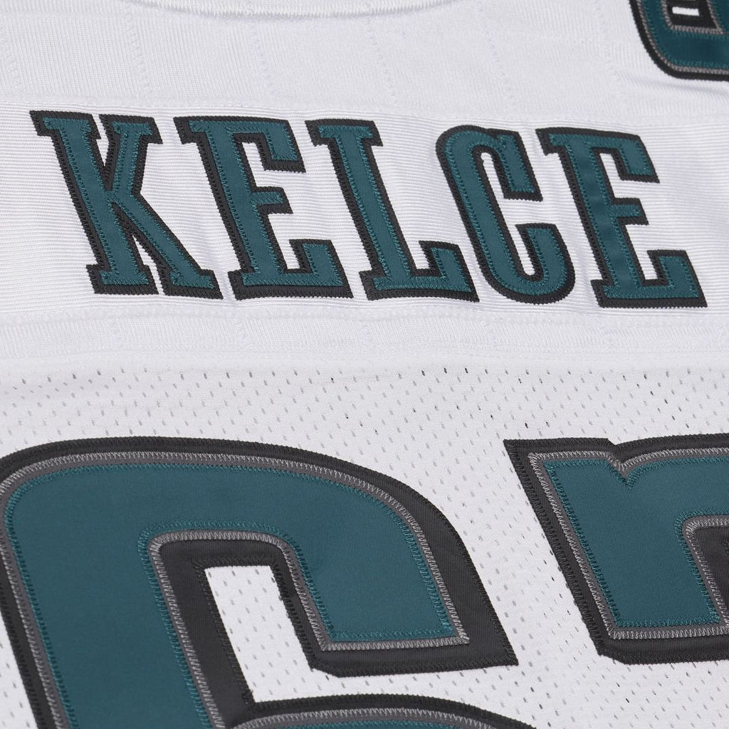 Men's Philadelphia Eagles Jason Kelce Mitchell & Ness White 2011 Authentic Throwback Jersey