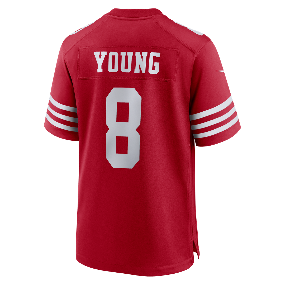 Men's San Francisco 49ers Steve Young Nike Scarlet Retired Player Game Jersey