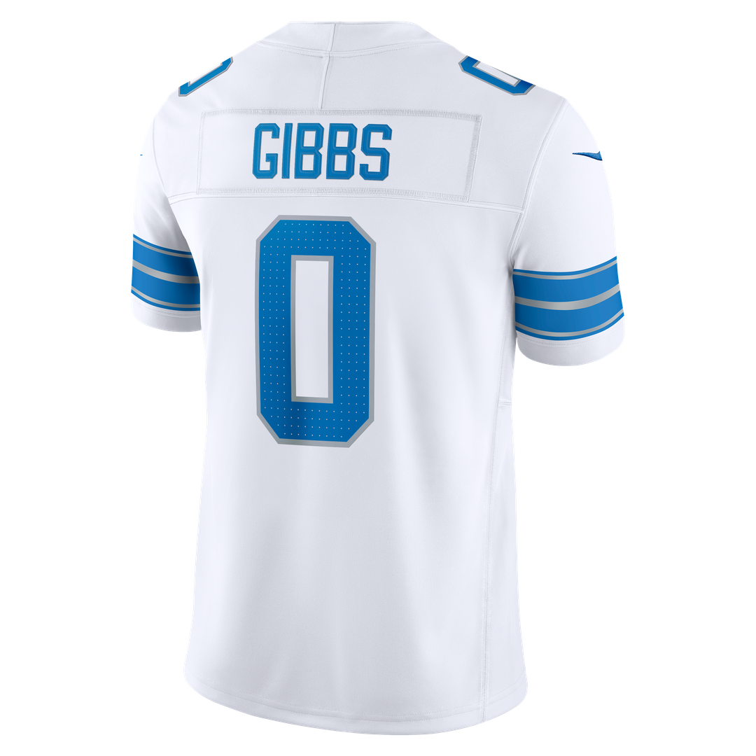 Men's Detroit Lions Jahmyr Gibbs Nike Black Alternate Vapor F.U.S.E. Stitched Limited Jersey