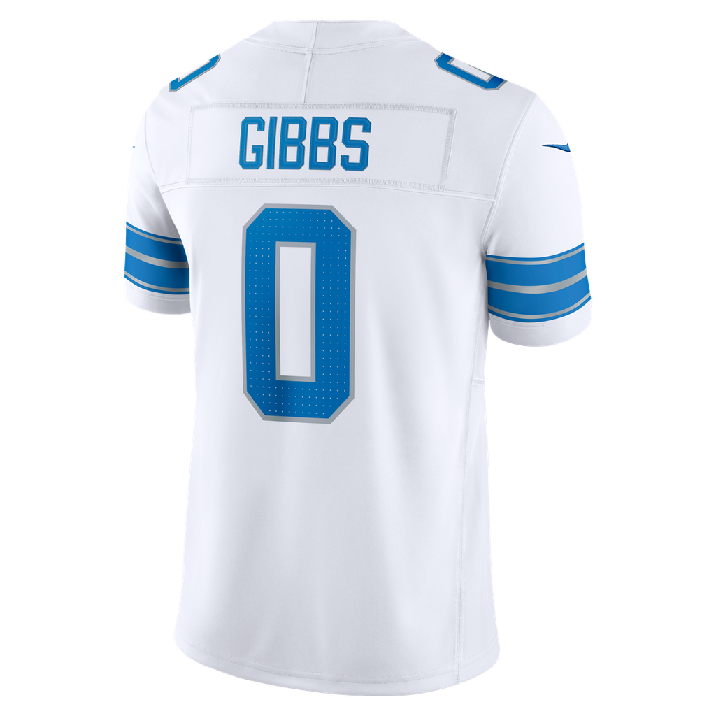 Men's Detroit Lions Jahmyr Gibbs Nike Blue Team Vapor F.U.S.E. Stitched Limited Jersey