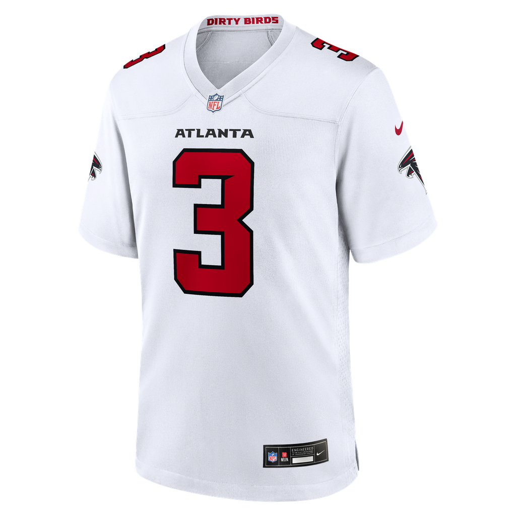 Men's Atlanta Falcons Jessie Bates III Nike White Game Jersey
