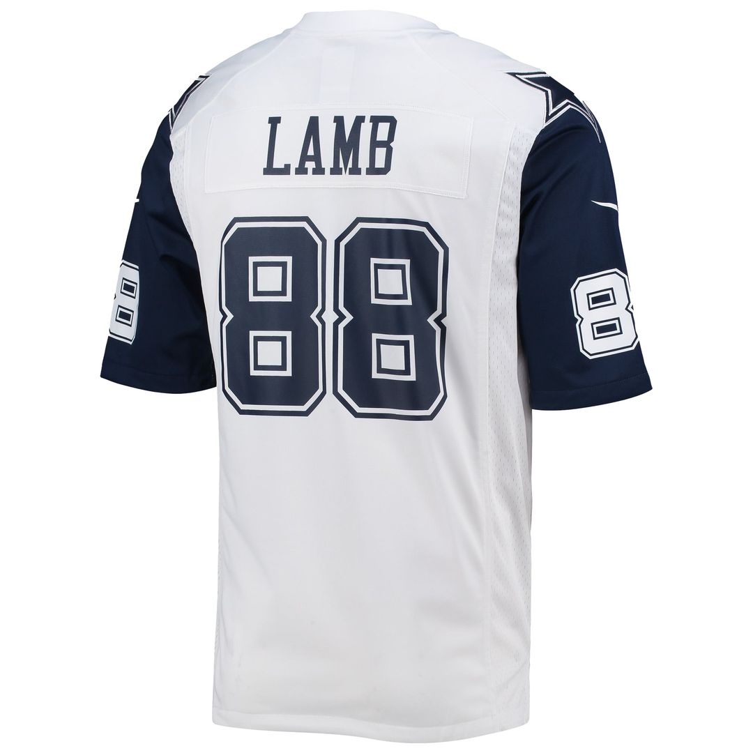 Men's Dallas Cowboys CeeDee Lamb Nike White Alternate Game Team Jersey