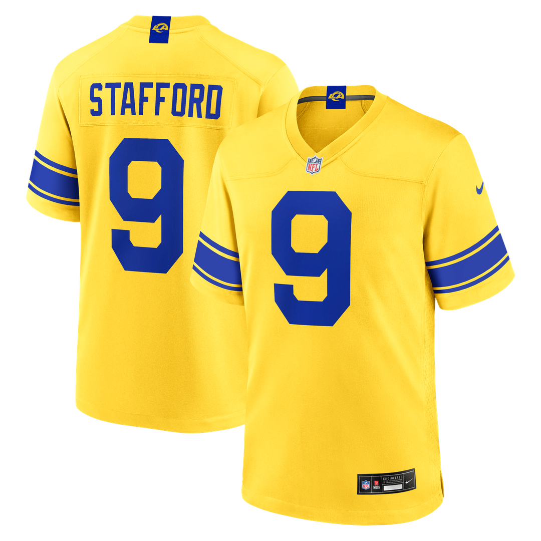 Men's Los Angeles Rams Matthew Stafford Nike Royal Team Game Player Jersey