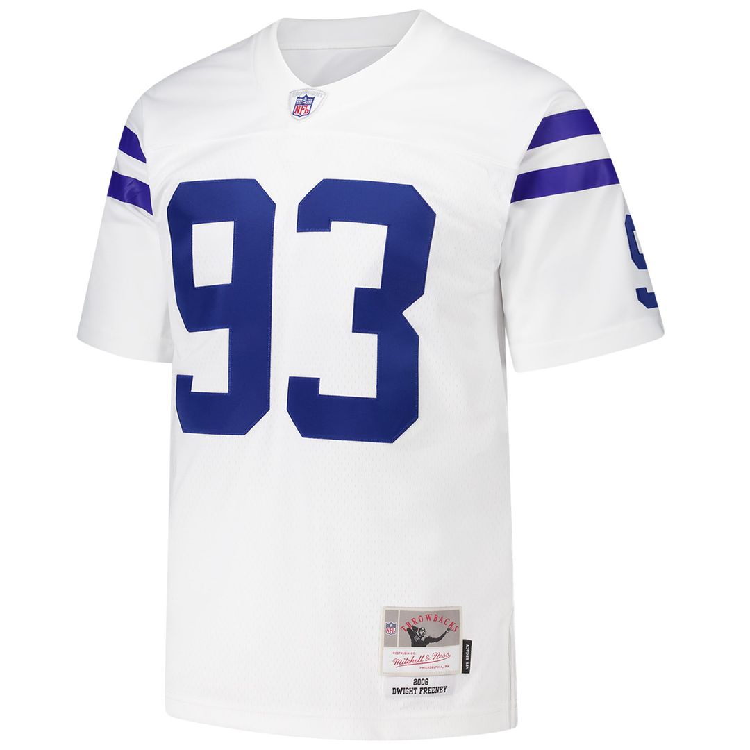 Men's Indianapolis Colts Dwight Freeney Mitchell & Ness White 2006 Legacy Replica Jersey